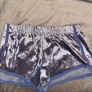 Velvet shorts